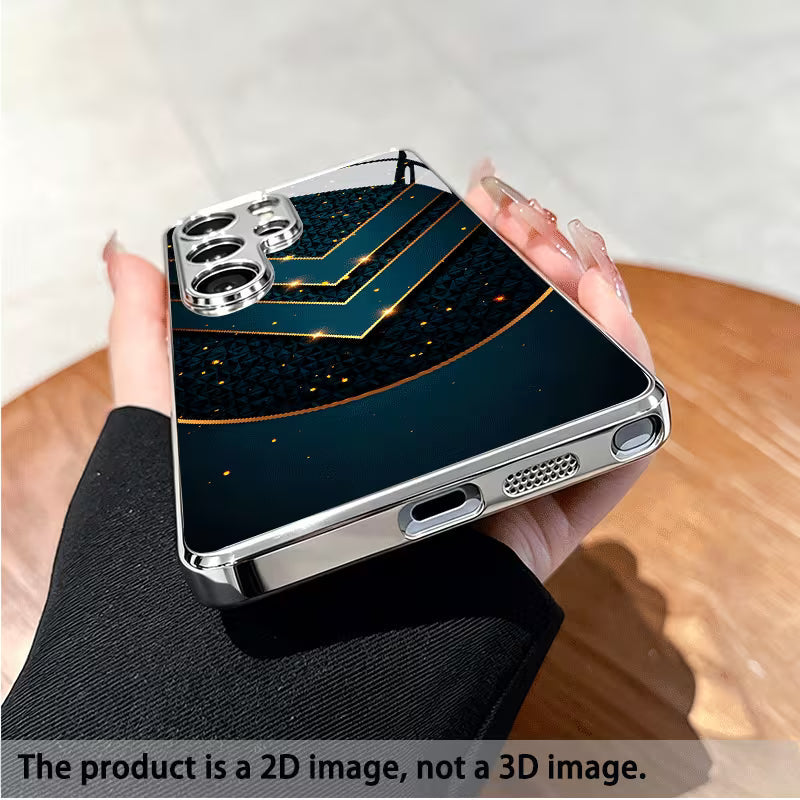 Samsung Galaxy - Midnight Chevron Luxe Case