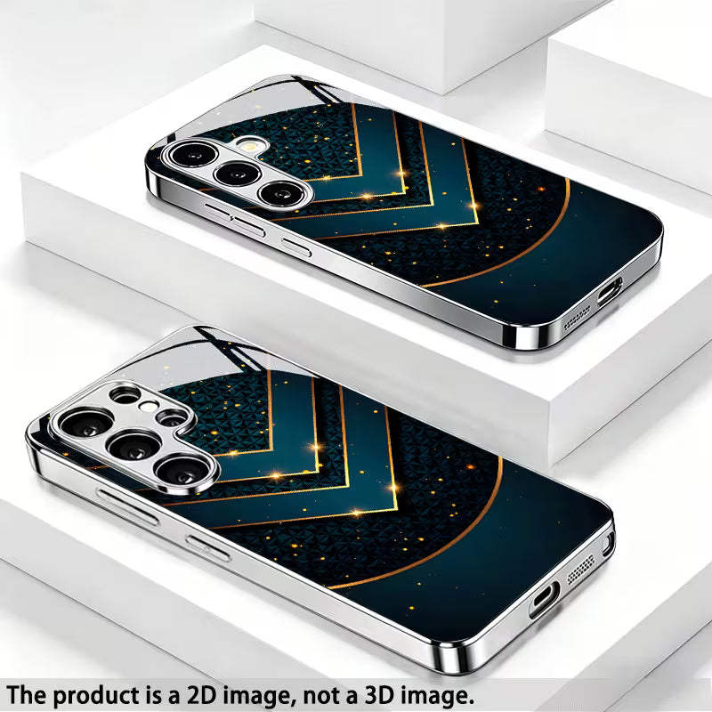 Samsung Galaxy - Midnight Chevron Luxe Case