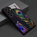 Royal Peacock Feather Case