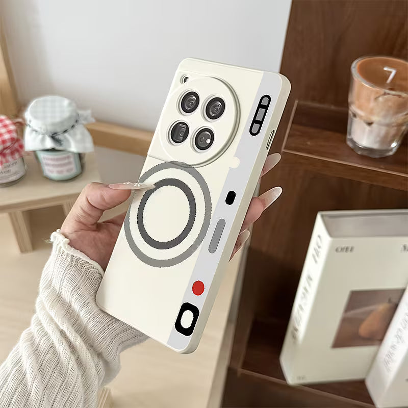 Retro Tech Magnetic Ring Case