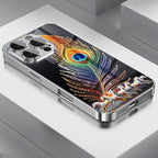 Gradient Peacock Feather Case