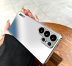 Frosted Silver Mirror Case