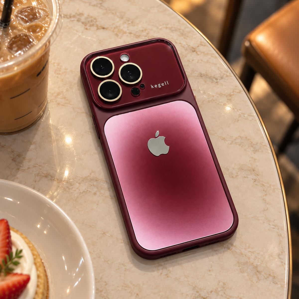 Burgundy Gradient Case