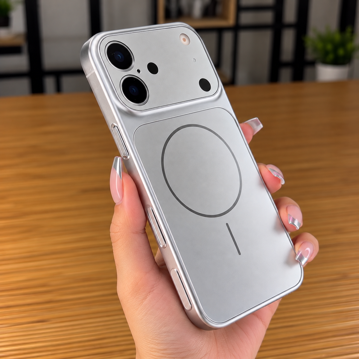 Titanium Silver MagSafe Case