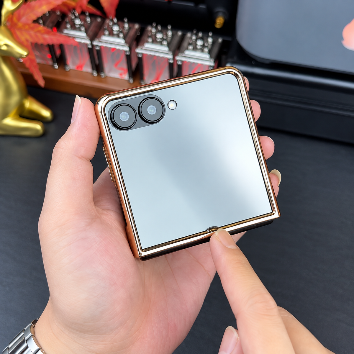 Orange Prestige Flip Case