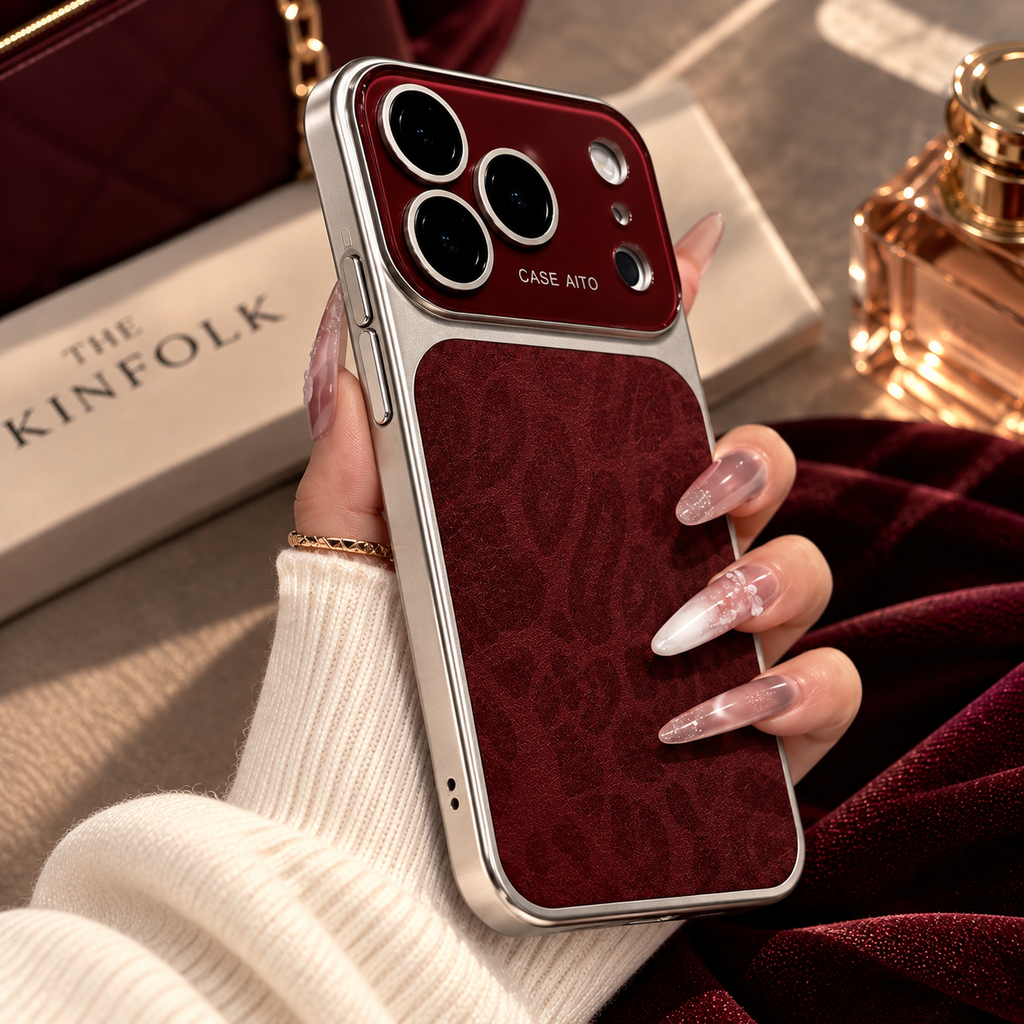 Royal Maroon Elegance Case
