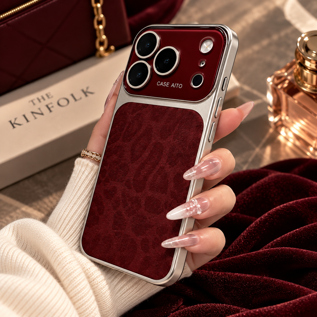 Royal Maroon Elegance Case