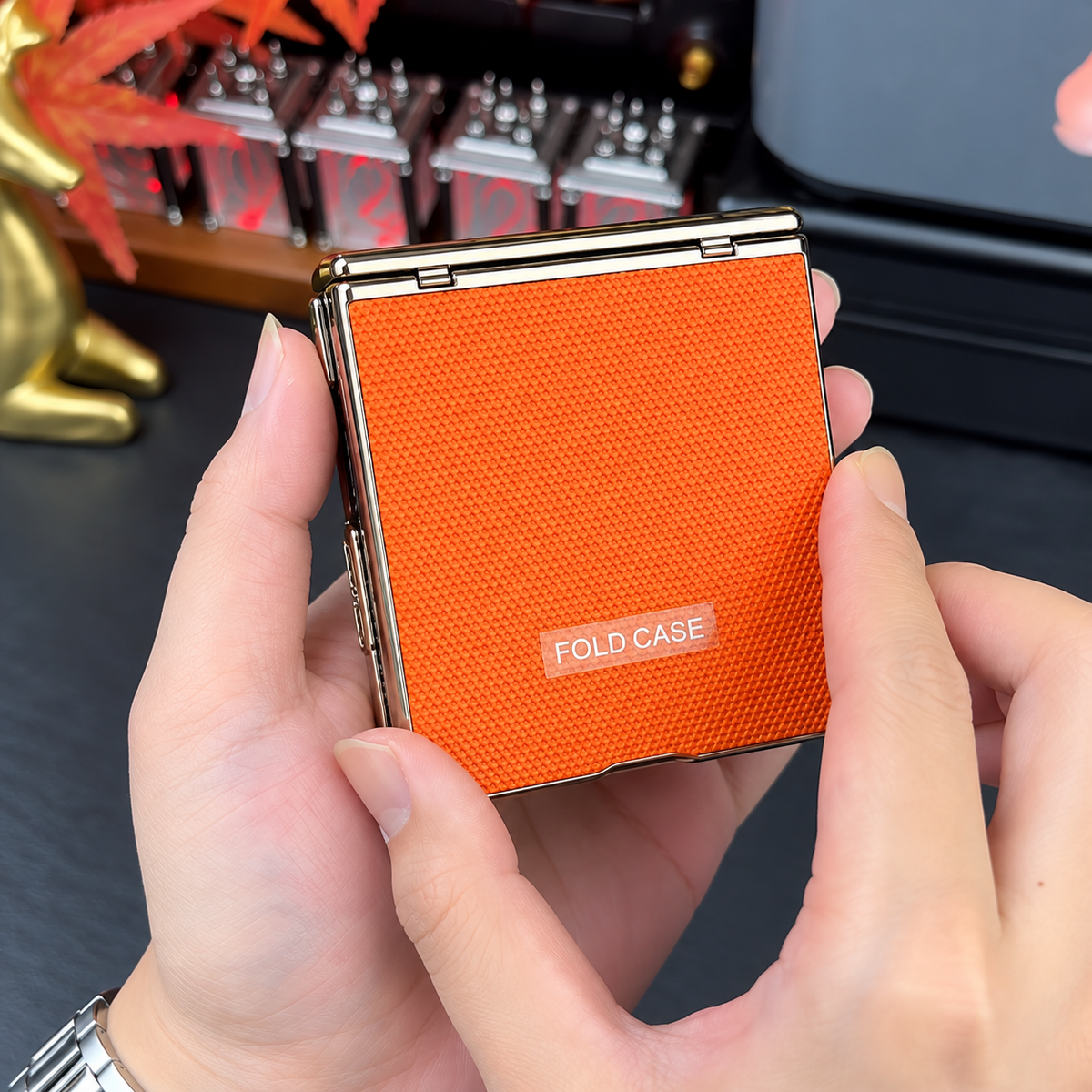Orange Prestige Flip Case