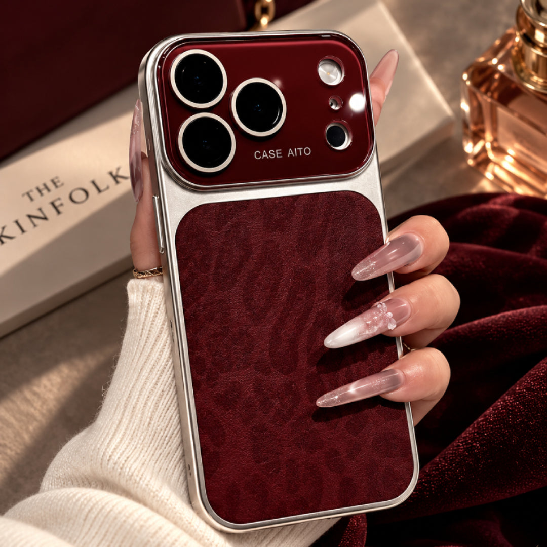Royal Maroon Elegance Case