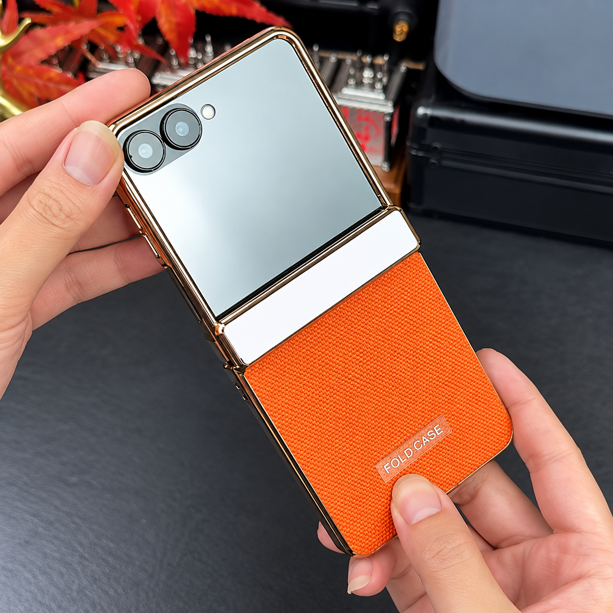 Orange Prestige Flip Case