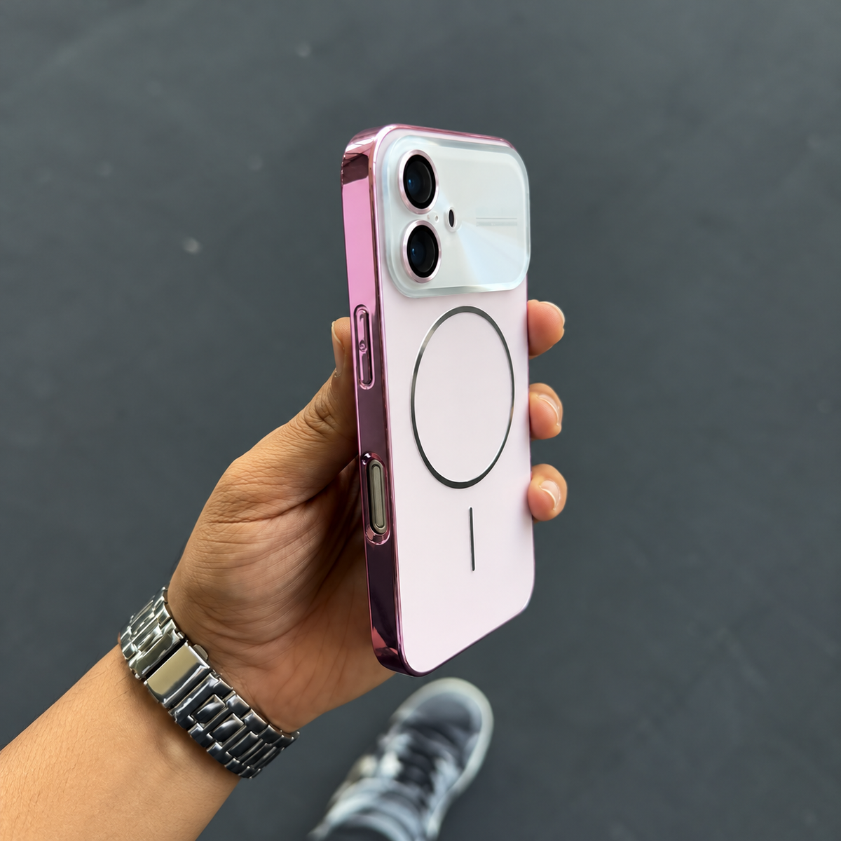 Pink Pearl Magnetic Case