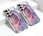 Samsung Galaxy - Pink Orbit Clock Case