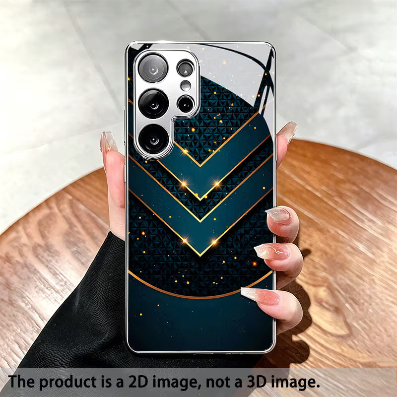 Samsung Galaxy - Midnight Chevron Luxe Case